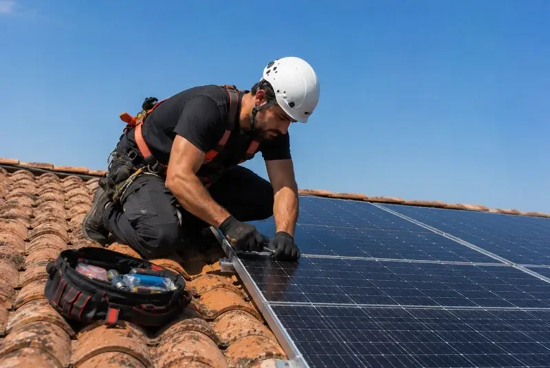 Maintenance et monitoring de panneaux solaires à Castelginest