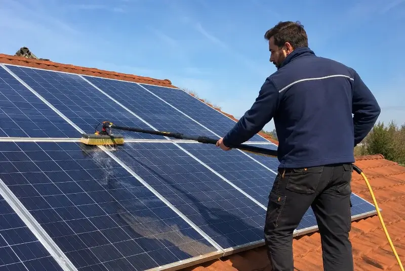 Nettoyage et entretien de panneaux solaires à Castelginest